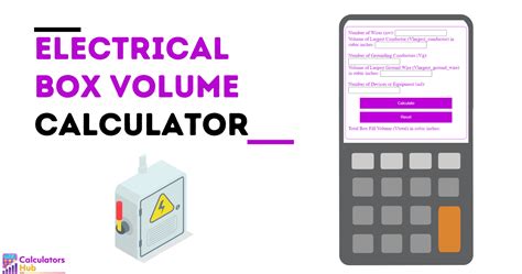 electrical box volume calculations